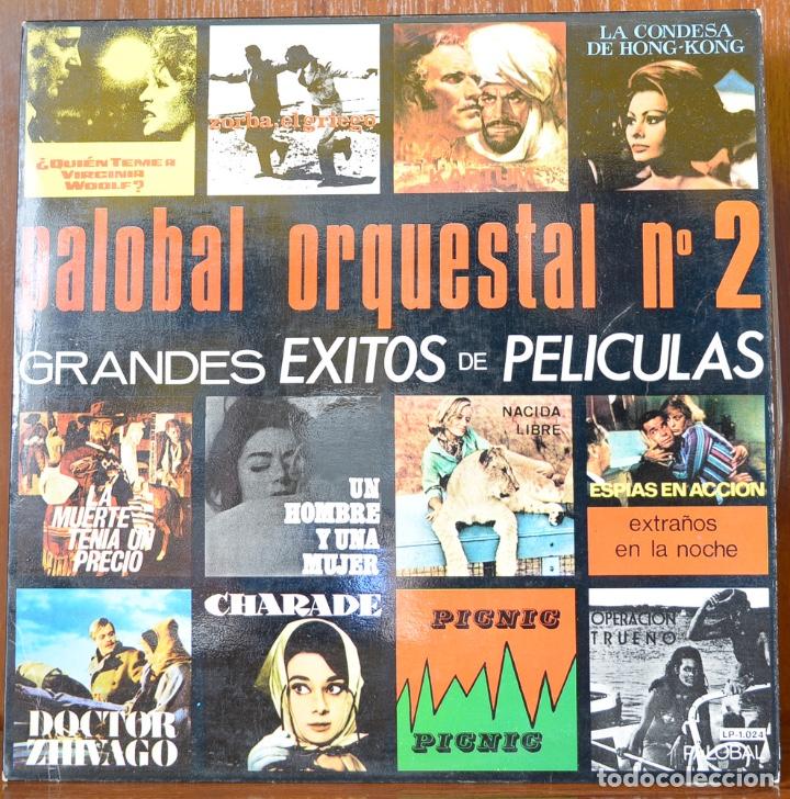 Discos de vinilo: Grandes &eacute;xitos de pel&iacute;culas (Palobal,1968) - Foto 1