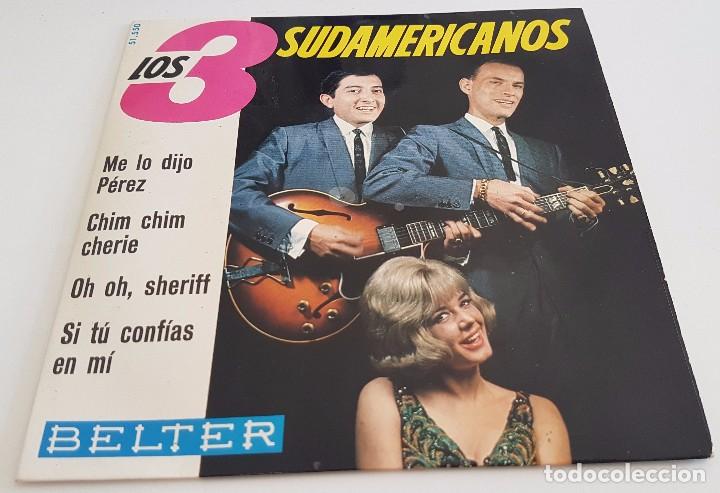 Discos de vinilo: VINILO MAXI SINGLE 7 , LOS 3 SUDAMERICANOS , BELTER - Foto 1