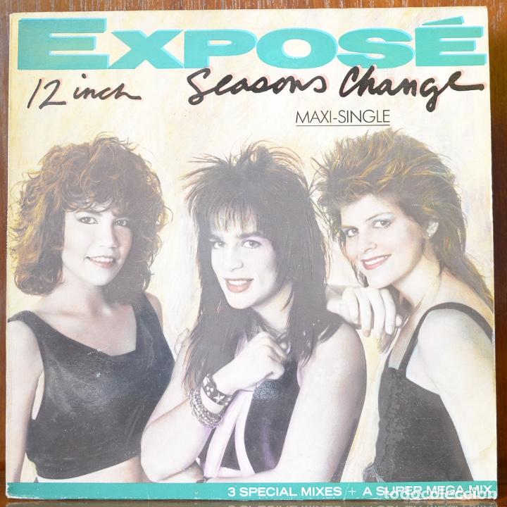 Discos de vinilo: Expose-Seasons change (Arista records,1987) - Foto 1