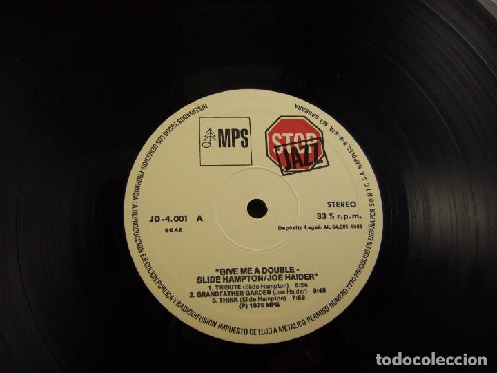 Discos de vinilo: SLIDE HAMPTON GIVE ME A DOUBLE - Foto 12