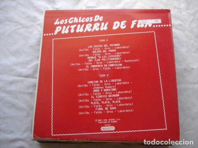 Discos de vinilo: PUTURRU DE FUA     LOS CHICOS DEL PUTURRU - Foto 2