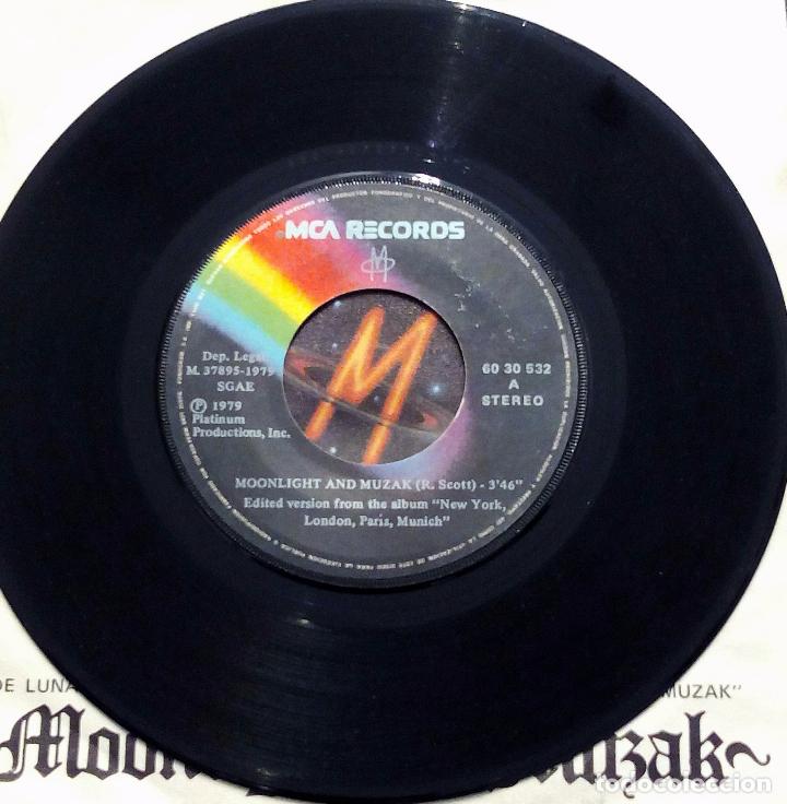 Discos de vinilo: SINGLE MOONLIGHT AND MUZAK - MCA RECORDS 1979. - Foto 4
