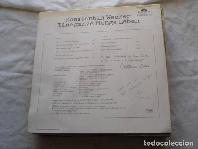 Discos de vinilo: Konstantin Wecker    Eine Ganze Menge Leben - Foto 2