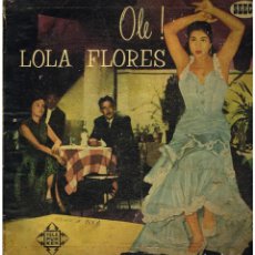 Discos de vinilo: LOLA FLORES - OLE LOLA FLORES - LP 1958 - ¡¡OJO SOLO PORTADA SIN VINILO!!. Lote 91854935