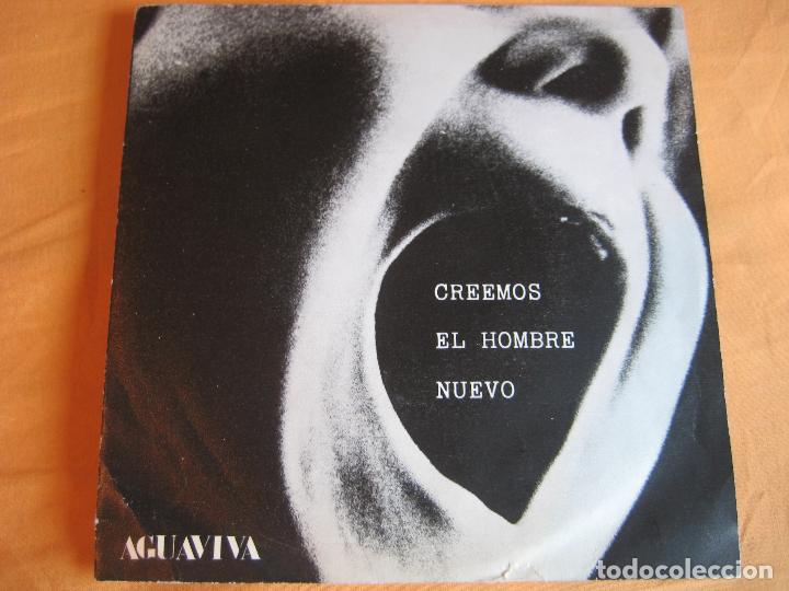 Dischi in vinile: AGUAVIVA Sg ACCION 1970 creemos el hombre nuevo / 24 bofetadas - folk psicodelia