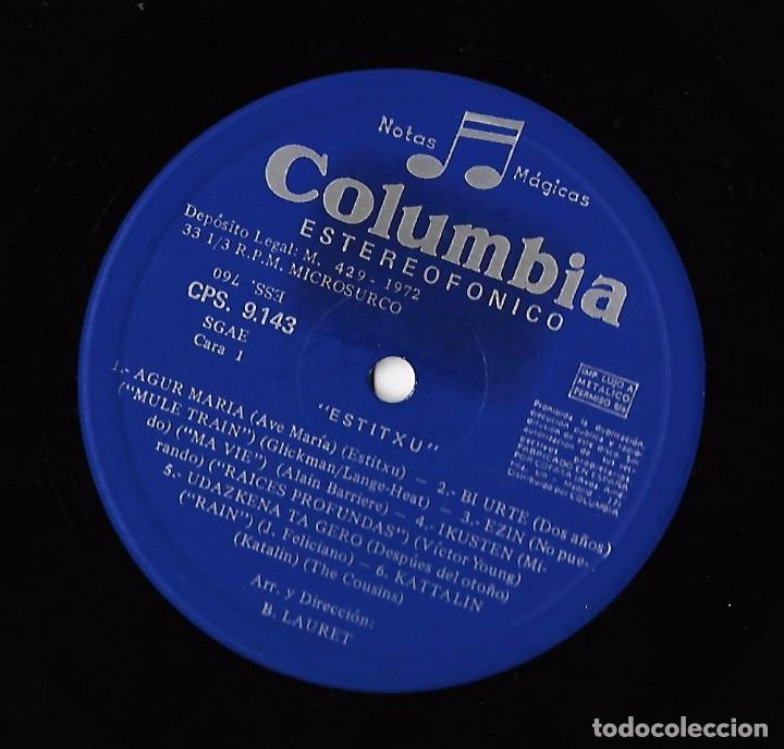 Discos de vinilo: ESTITXU: ESTITXU (AGUR MARIA) - Foto 3