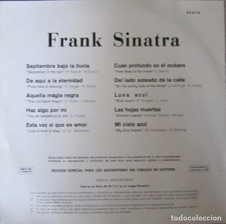 Discos de vinilo: FRANK SINATRA: FRANK SINATRA (10 PULGADAS, C&Iacute;RCULO DE LECTORES) - Foto 2