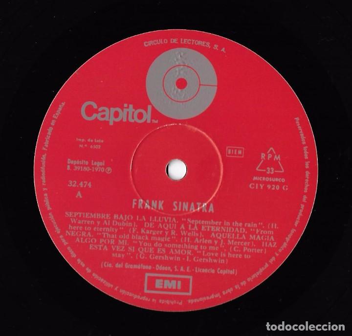 Discos de vinilo: FRANK SINATRA: FRANK SINATRA (10 PULGADAS, C&Iacute;RCULO DE LECTORES) - Foto 3