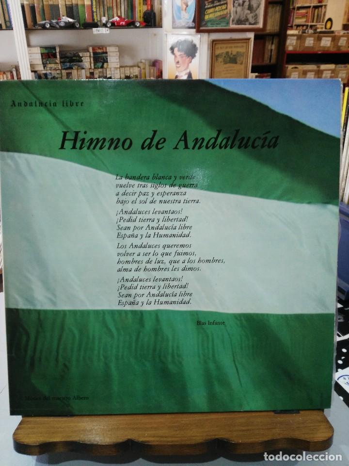 Discos de vinilo: Andaluc&iacute;a Libre - Himno de Andaluc&iacute;a - M&uacute;sica del Maestro Alberto - LP.