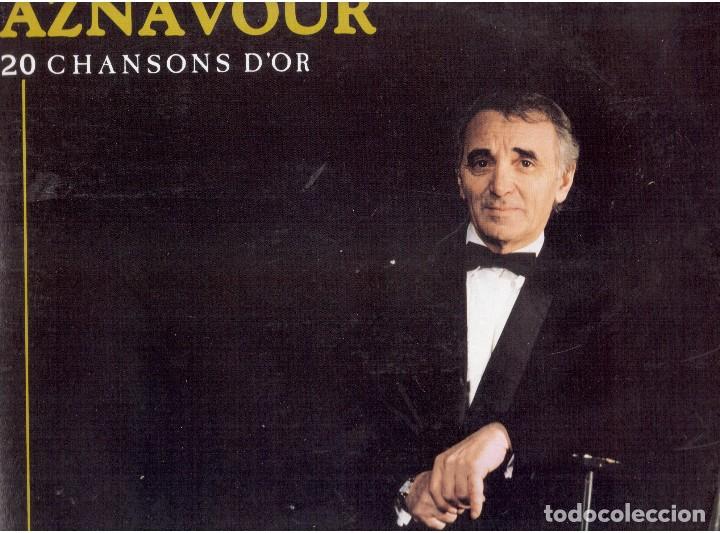 Discos de vinilo: VINILO LP  AZNAVOUR 20 CHANSONS DOR  2 DISCOS - Foto 1