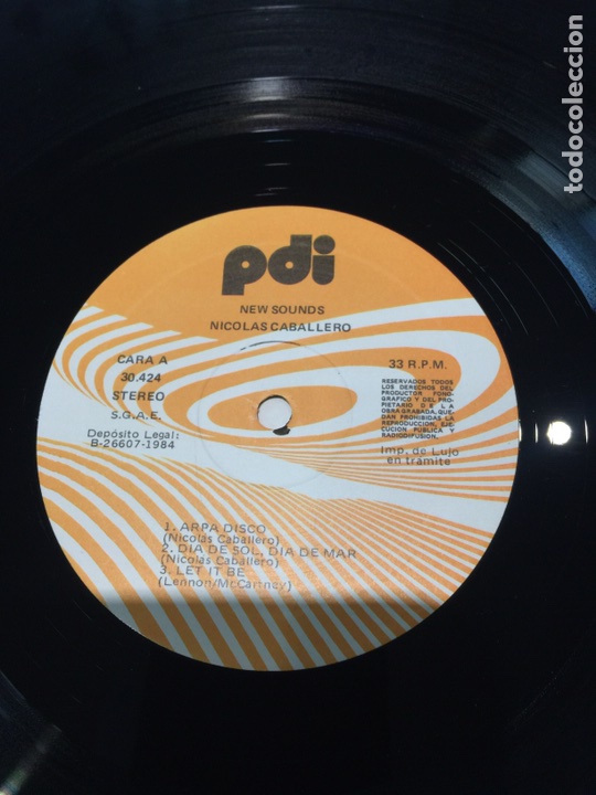Discos de vinilo: Lp - nicolas caballero - new sounds - Foto 3