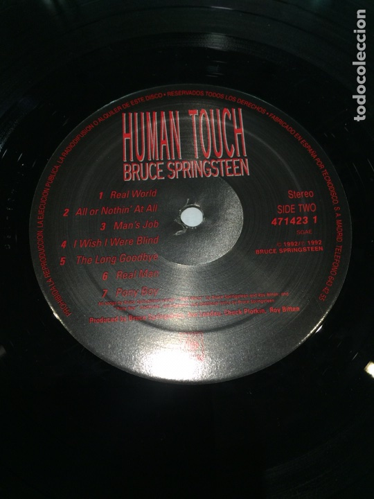 Discos de vinilo: Lp - bruce springsteen - human touch - Foto 4