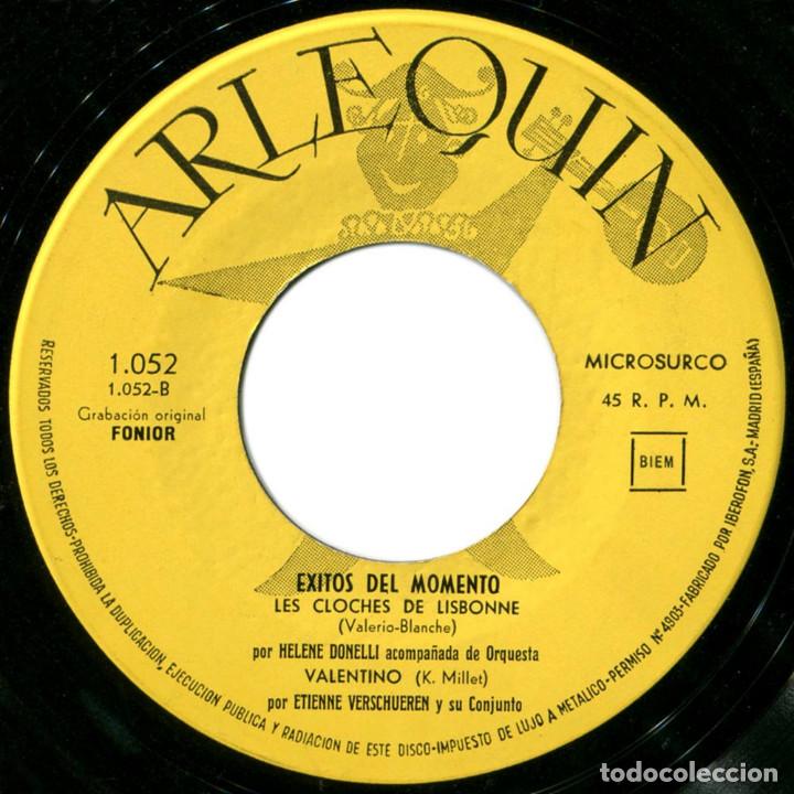 Discos de vinilo: VVAA &ndash; Exitos Del Momento - Ep Spain 1961 - Arlequin 1052 - Foto 4