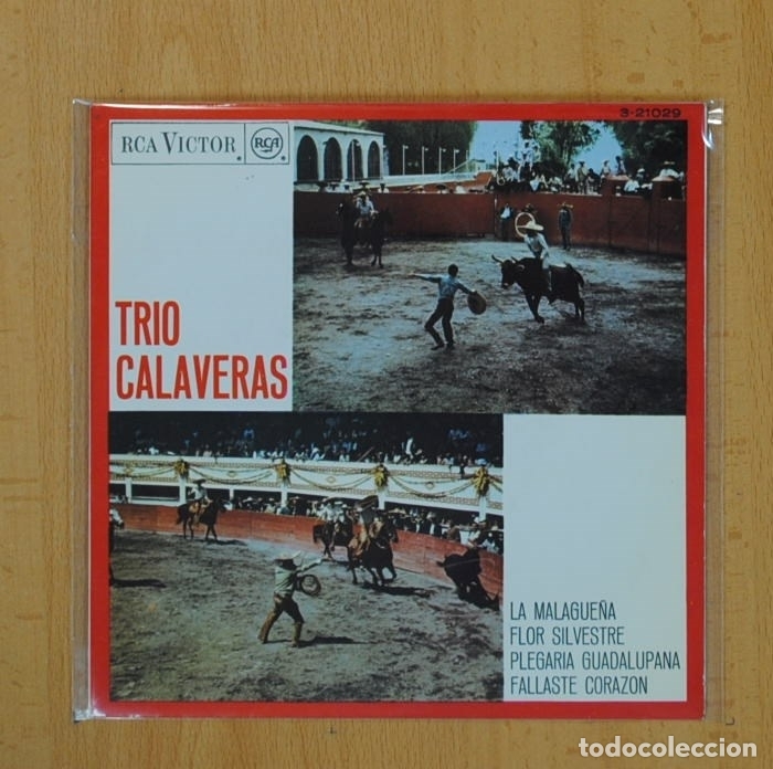 Discos de vinilo: TRIO CALAVERAS - LA MALAGUE&Ntilde;A + 3 - EP - Foto 1