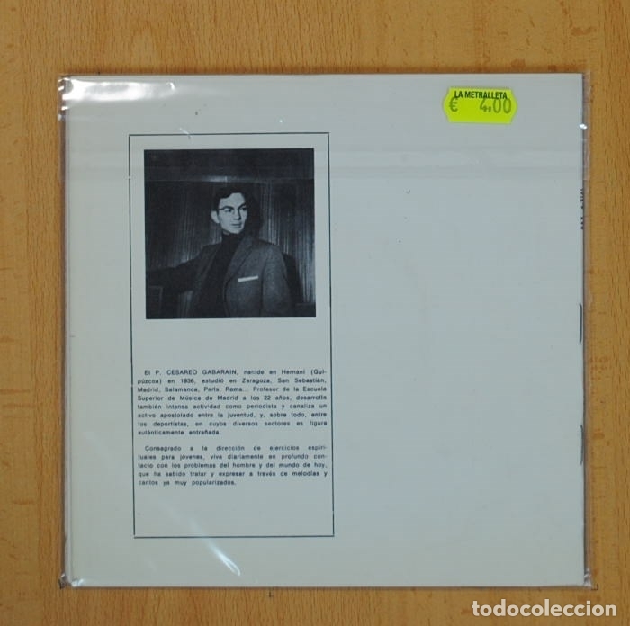 Discos de vinilo: CESAREO GABARAIN - MILES DE ERMITAS + 3 - EP - Foto 2