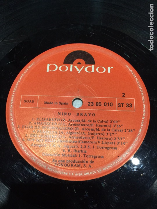 Discos de vinilo: Lp - nino bravo - Foto 3