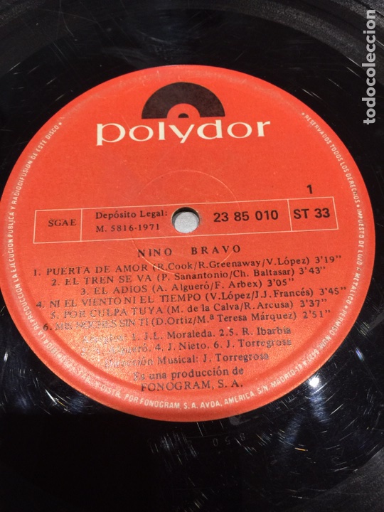 Discos de vinilo: Lp - nino bravo - Foto 4