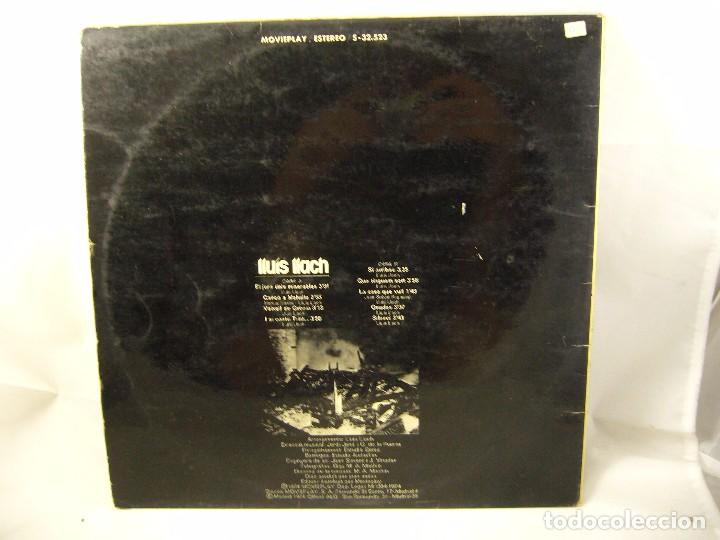 Discos de vinilo: LLUIS LLACH - I SI CANTO TRIST ... - Foto 2