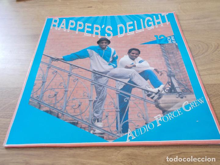 Discos de vinilo: RAPPER&acute;S DELIGHT. AUDIO FORCE CREW - Foto 1