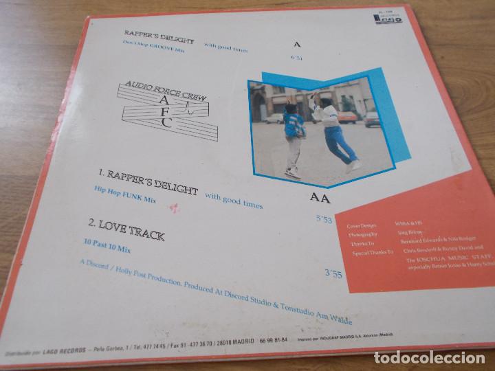 Discos de vinilo: RAPPER&acute;S DELIGHT. AUDIO FORCE CREW - Foto 2