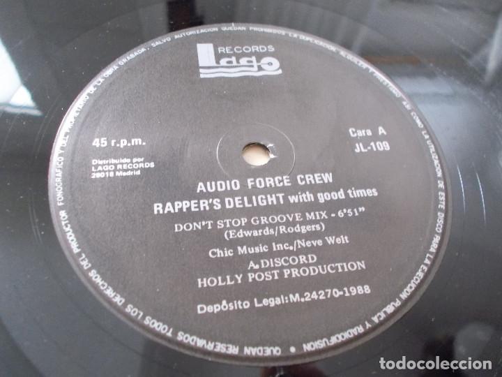 Discos de vinilo: RAPPER&acute;S DELIGHT. AUDIO FORCE CREW - Foto 3