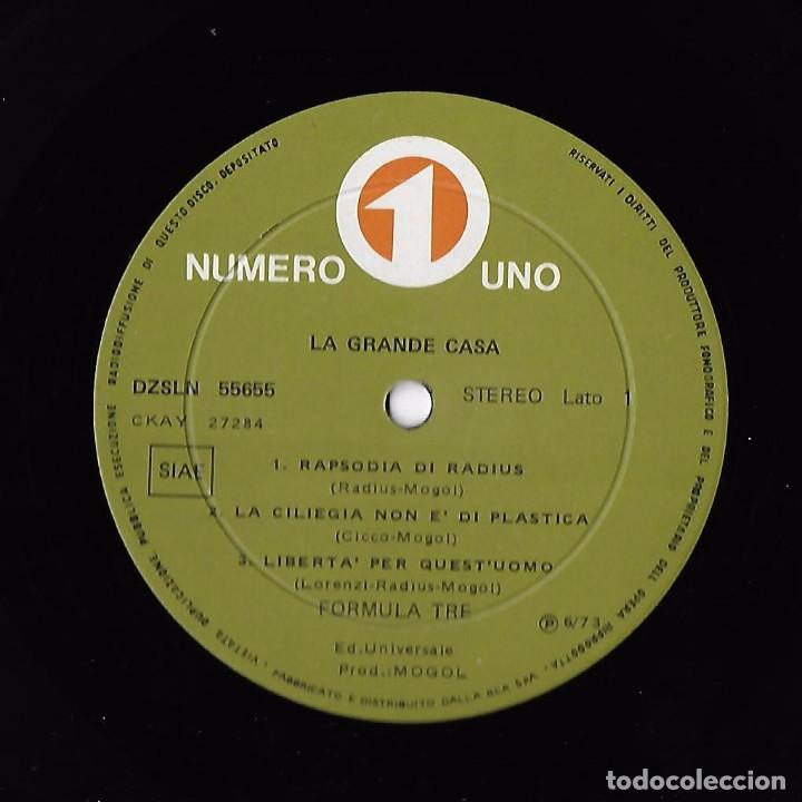 Discos de vinilo: FORMULA 3: LA GRANDE CASA (EXCELENTE PROGRESIVO ITALIANO) - Foto 4