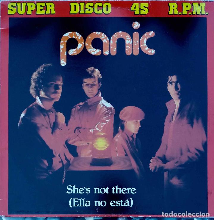 Discos de vinilo: PANIC, SHES NOT THERE. MAXI SINGLE ESPA&Ntilde;A 3 TEMAS - Foto 1