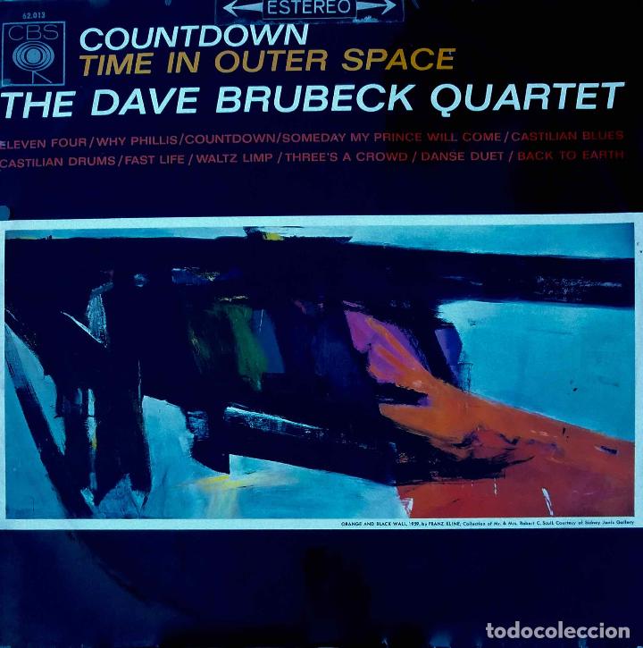 Discos de vinilo: THE DAVE BRUBECK QUARTET, COUNTDOWN TIME IN OUTER SPACE. LP ORIGINAL ESPA&Ntilde;A 1964 - Foto 1
