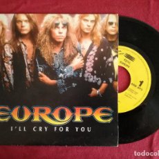 Discos de vinilo: EUROPE, I'LL CRY FOR YOU (EPIC) SINGLE PROMOCIONAL ESPAÑA 1 SOLA CARA. Lote 92101545