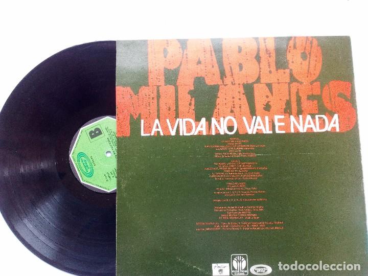 Discos de vinilo: PABLO MILANES LA VIDA NO VALE NADA - Foto 2