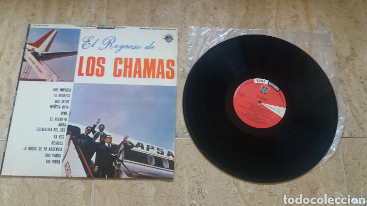 Dischi in vinile: LOS CHAMAS &rdquo;EL REGRESO DE LOS CHAMAS&rdquo; EDICION PERUANA 1970.DISCOS SONO RADIO.