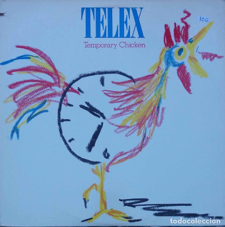Discos de vinilo: TELEX, TEMPORARY CHICKEN. MAXI SINGLE USA 2 TEMAS - Foto 1