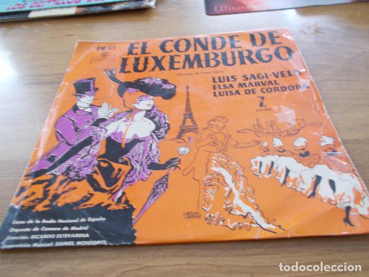Disques de vinyle: EL CONDE DE LUXEMBURGO.