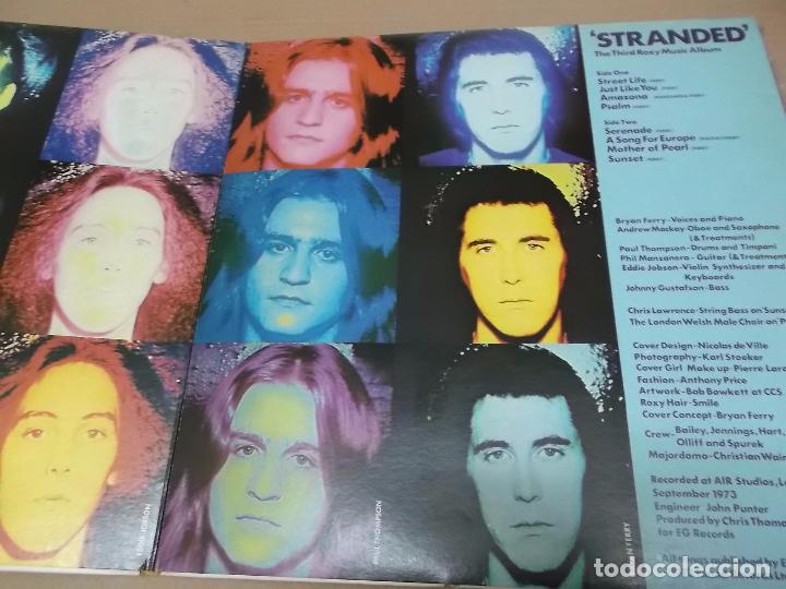 Discos de vinilo: ROXY MUSIC (LP) STRANDED A&Ntilde;O 1973 &ndash; PORTADA ABIERTA - Foto 2