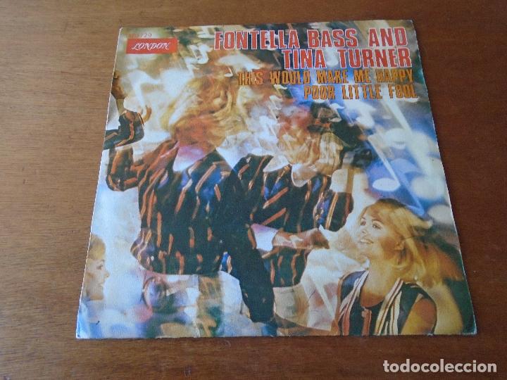 Discos de vinilo: SINGLE VINILO 45 RPM FONTELLA BASS AND TINA TURNER 1969: THIS WOULD MAKE ME HAPPY