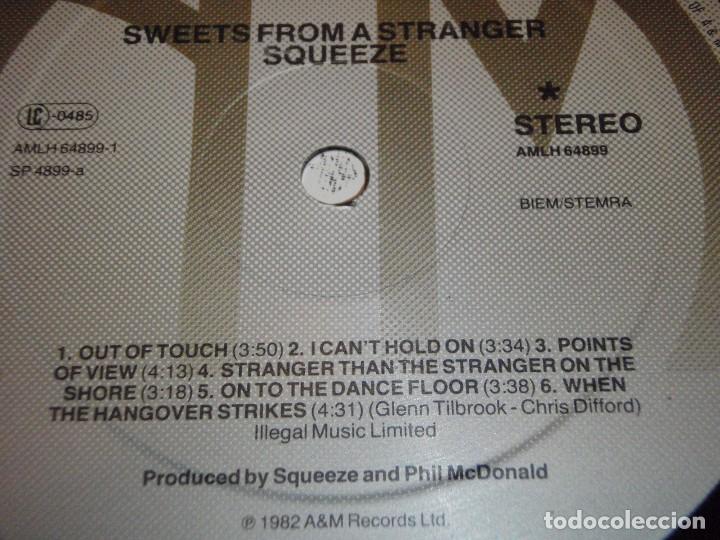 Discos de vinilo: Squeeze &ndash; Sweets From A Stranger HOLANDA 1982 A&M RECORDS - Foto 5