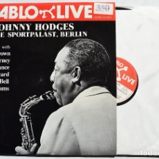 Discos de vinilo: JOHNNY HODGES AT THE SPORTPALAST, BERLIN 2LP PABLO ESPAÑA. Lote 92298100