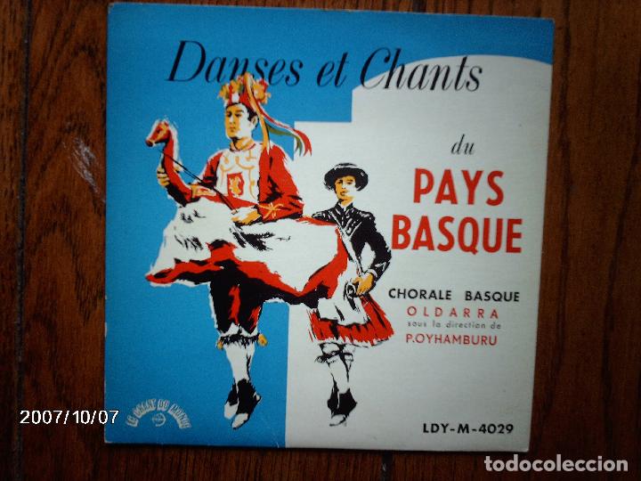 Discos de vinilo: oldarra  -  danses et chants du pays basque - Foto 1