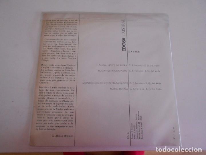 Discos de vinilo: XAVIER-EP LONGA NOITE DE PEDRA +3 NUEVO - Foto 2