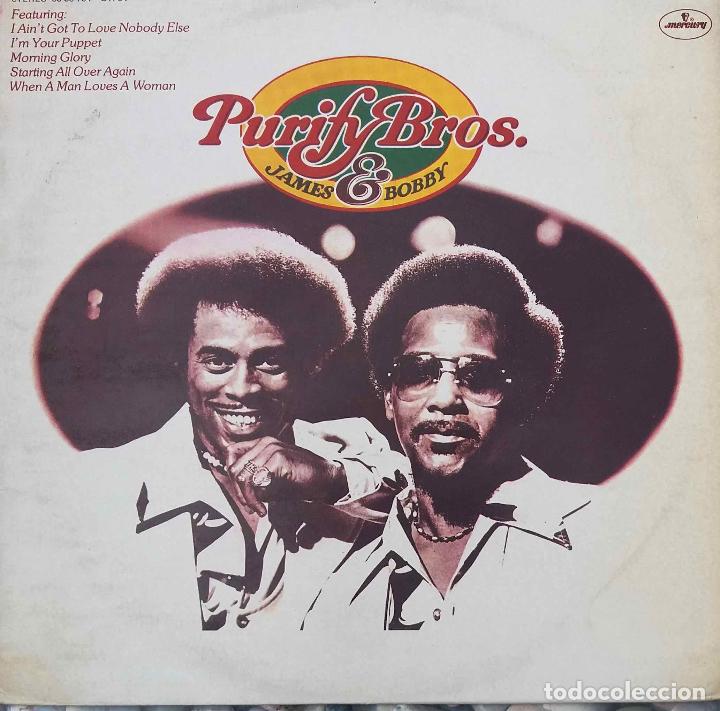 Discos de vinilo: JAMES & BOBBY, PURIFY BROS. LP ESPA&Ntilde;A - Foto 1
