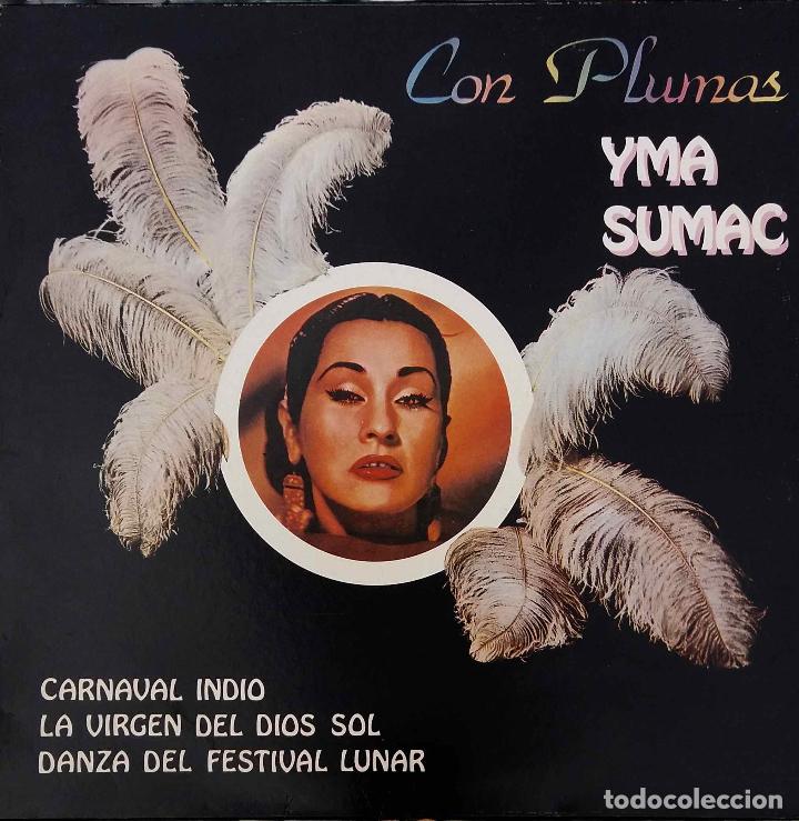 Discos de vinilo: YMA SUMAC CON PLUMAS, LP ESPA&Ntilde;A - Foto 1