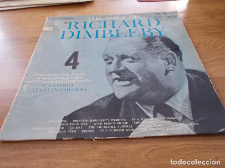 Disques de vinyle: THE VOICE OF RICHARD DIMBLEBY