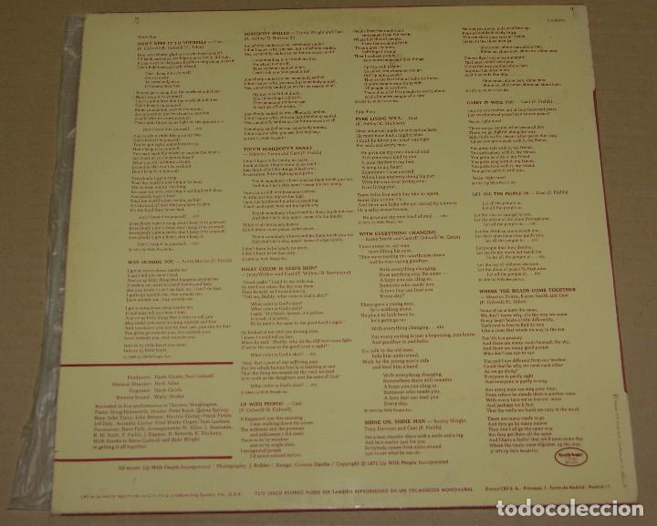 Discos de vinilo: UP WITH PEOPLE! - CBS SPAIN 1972 - Foto 2