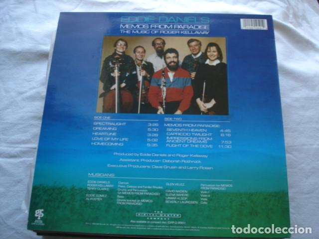 Discos de vinilo: Eddie Daniels  Memos From Paradise - Foto 2