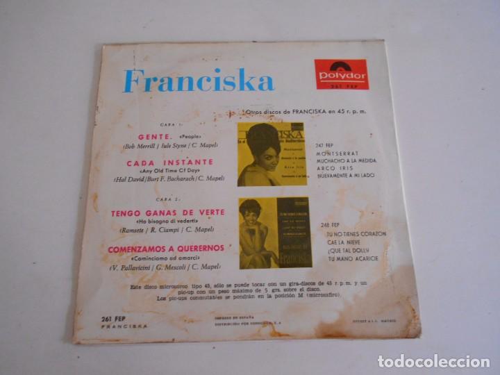 Discos de vinilo: FRANCISKA-EP PEOPLE +3 - Foto 2