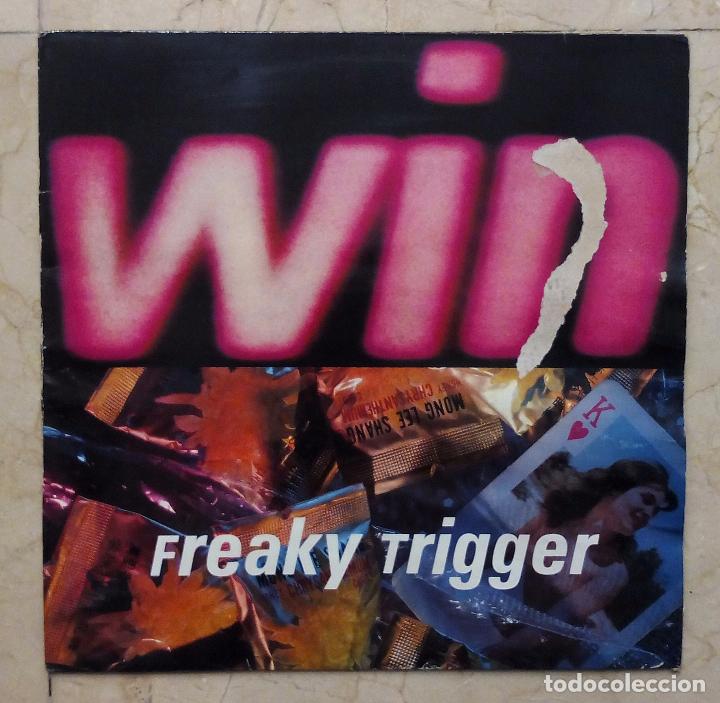 Discos de vinilo: LP WIN -  FREAKY TRIGGER - VIRGIN RECORDS 1988. - Foto 1