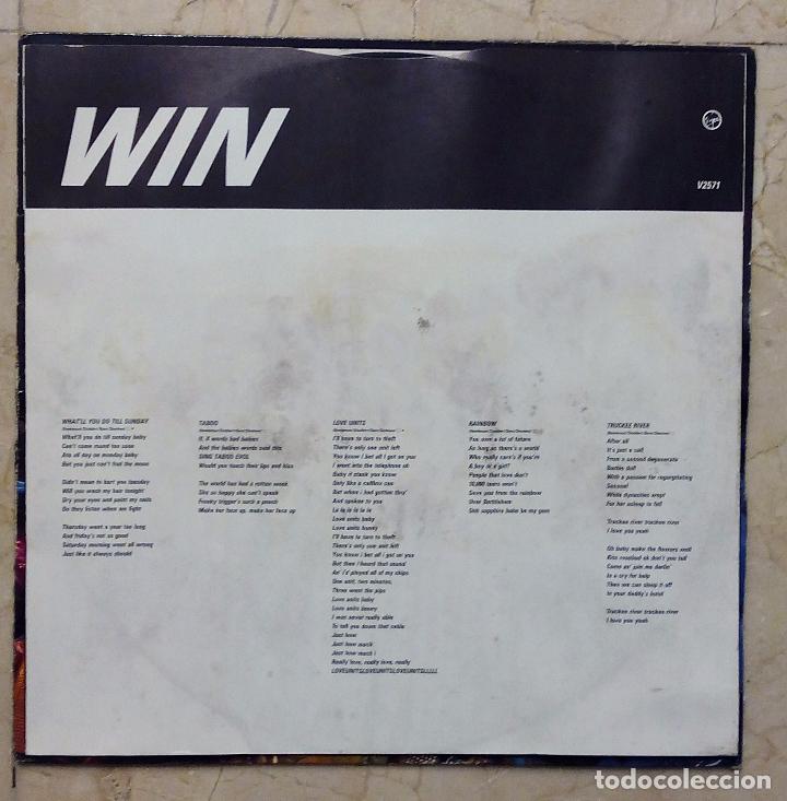Discos de vinilo: LP WIN -  FREAKY TRIGGER - VIRGIN RECORDS 1988. - Foto 3