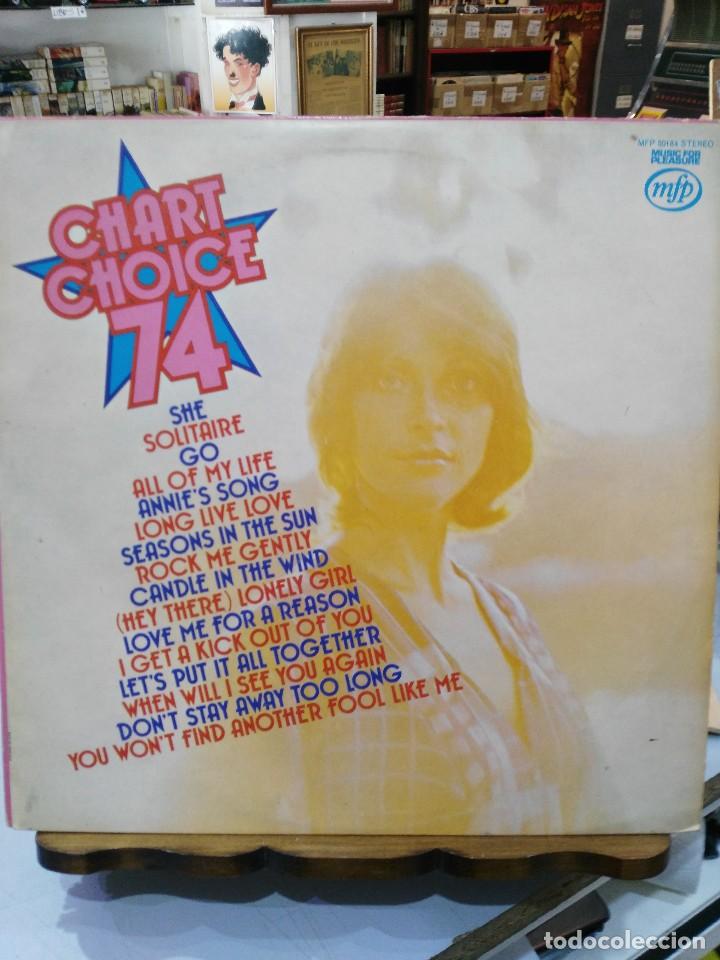 Discos de vinilo: Chart Choice 74 - Varios, Recopilatorio - LP. del sello MFP de 1974