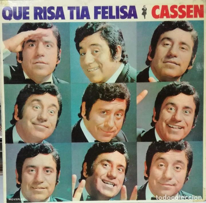 Discos de vinilo: CASSEN - QUE RISA TIA FELISA LP 1973 SPAIN - Foto 1