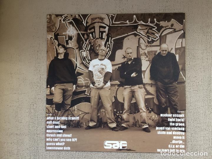 Discos de vinilo: SAF -SKULLS AND FLAMES- (2004) LP DISCO VINILO - Foto 3